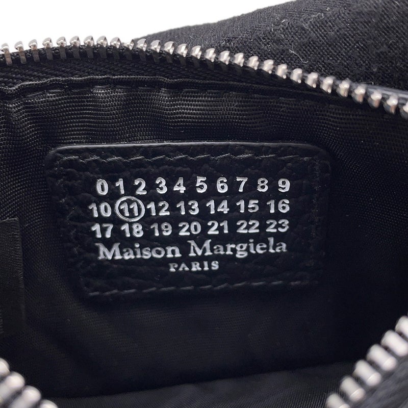 メゾンマルジェラ コインケース フラグメントケース レザー S56UI0143  Maison Margiela カードケース 財布 黒