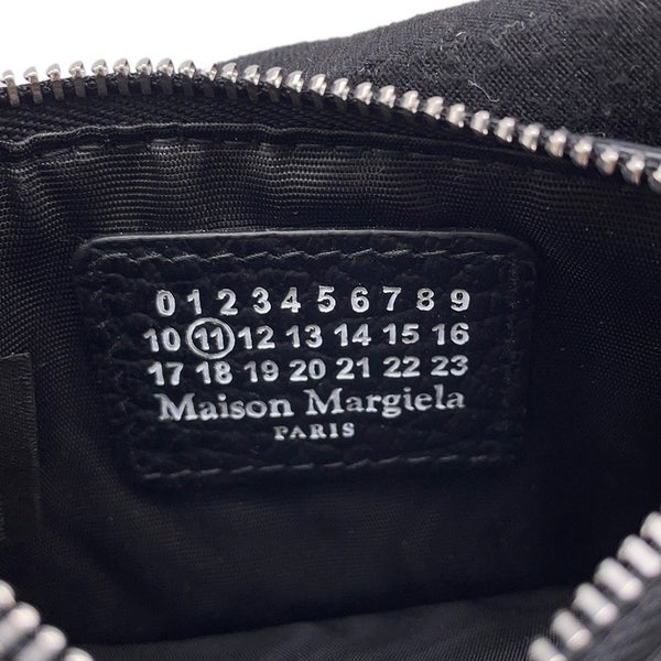 メゾンマルジェラ コインケース フラグメントケース レザー S56UI0143  Maison Margiela カードケース 財布 黒