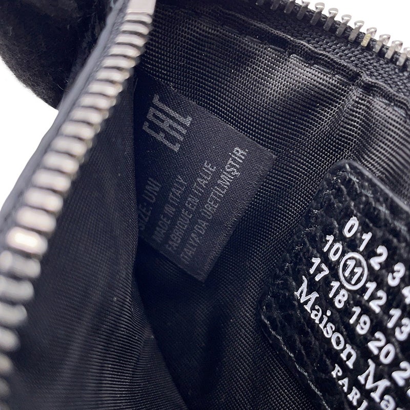 メゾンマルジェラ コインケース フラグメントケース レザー S56UI0143  Maison Margiela カードケース 財布 黒