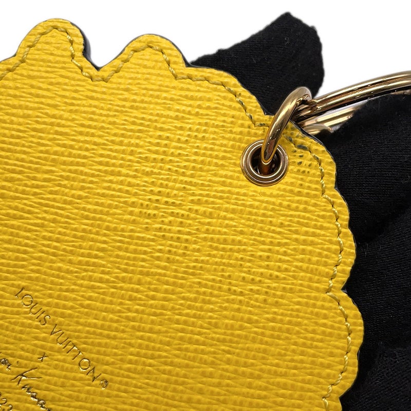 ルイヴィトン キーホルダー LV×YK ルトクレ・フェイス レザー M01130 LOUIS VUITTON 草間彌生コラボ