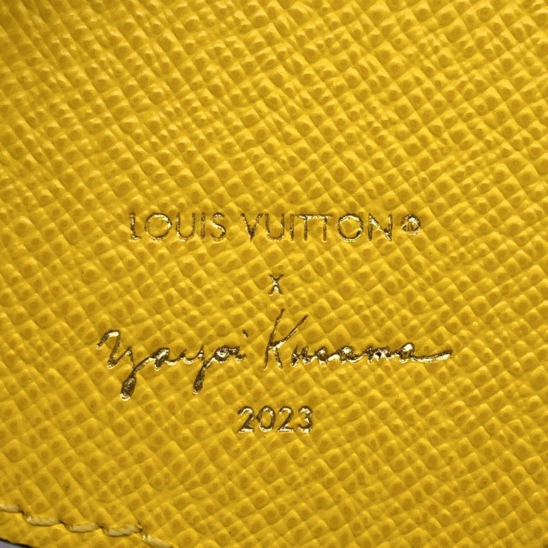 ルイヴィトン キーホルダー LV×YK ルトクレ・フェイス レザー M01130 LOUIS VUITTON 草間彌生コラボ