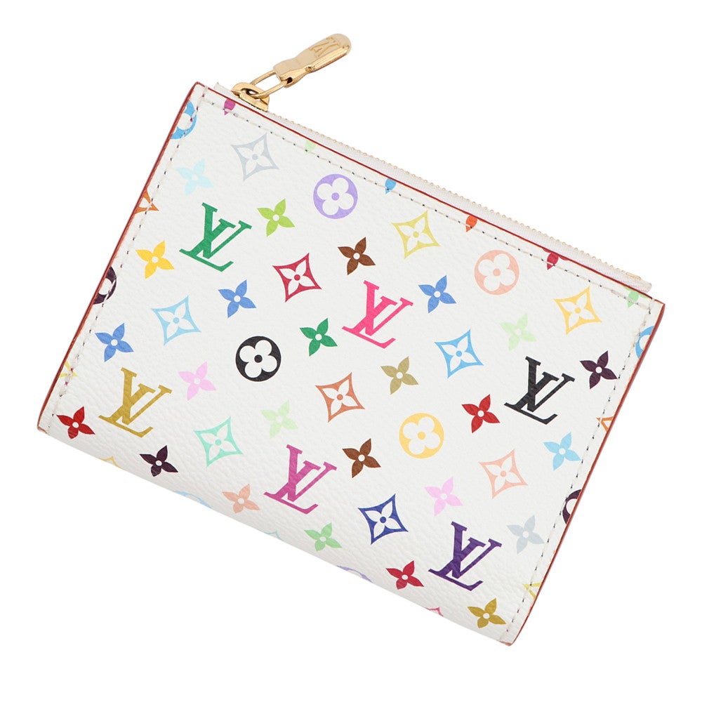 ルイヴィトン 二つ折り財布 モノグラム・マルチカラー LV×TM