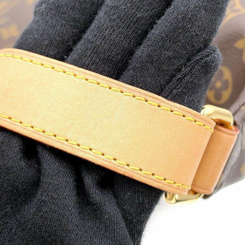 ルイヴィトン ボディバッグ モノグラム バムバッグ M43644 ウエストポーチ ショルダーバッグ 黒 ブラック