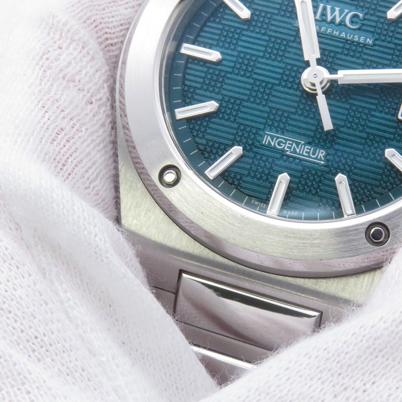 IWC インヂュニア オートマティック IW328903 インジュニア 腕時計 ウォッチ アクア文字盤