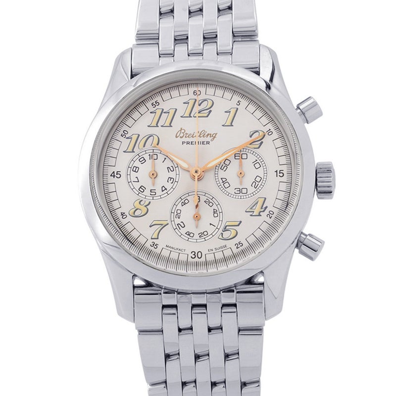 ブライトリング ナビタイマー プレミエ クロノグラフ A403G58NP BREITLING 腕時計 メンズ シルバー文字盤