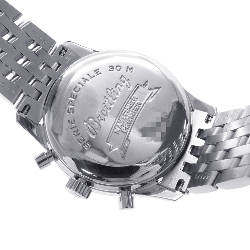 ブライトリング ナビタイマー プレミエ クロノグラフ A403G58NP BREITLING 腕時計 メンズ シルバー文字盤