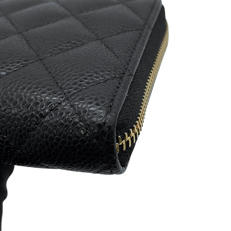 シャネル バッグチャーム ココマーク マトラッセ ミニバッグ ラムスキン AP4760 CHANEL ミニポーチ 小物入れ 黒