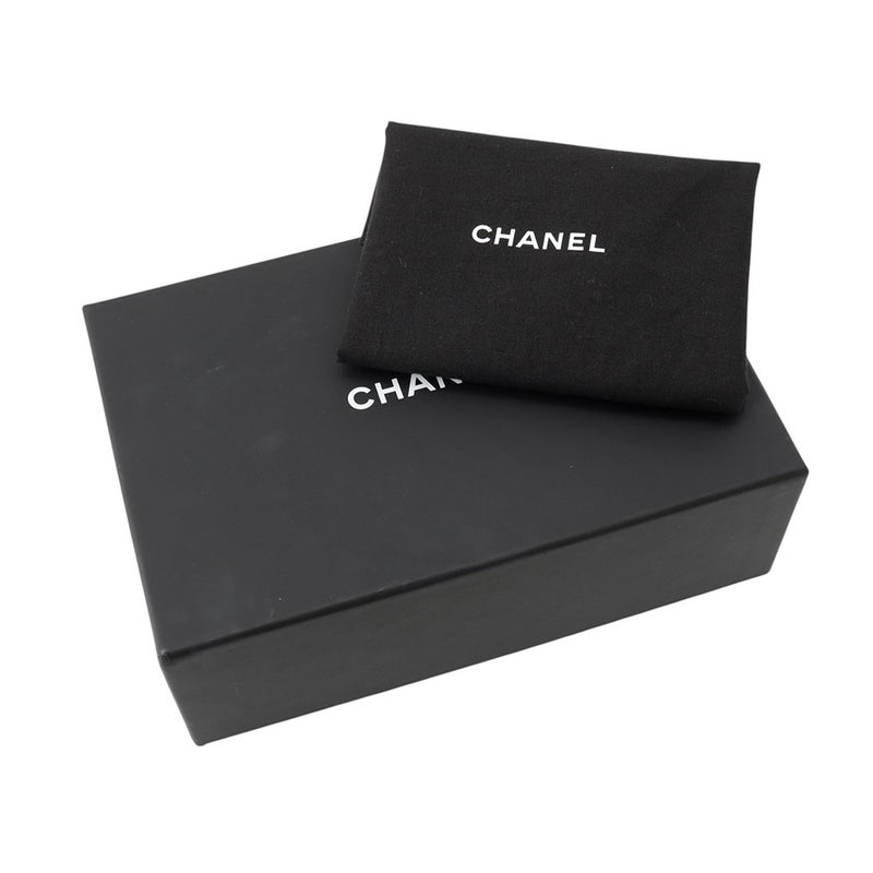 シャネル バッグチャーム ココマーク マトラッセ ミニバッグ ラムスキン AP4760 CHANEL ミニポーチ 小物入れ 黒
