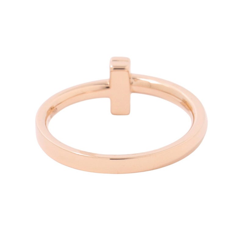 ティファニー リング Tワン ナロー リング 67797388 K18PGピンクゴールド 約16号 Tiffany&Co. 指輪