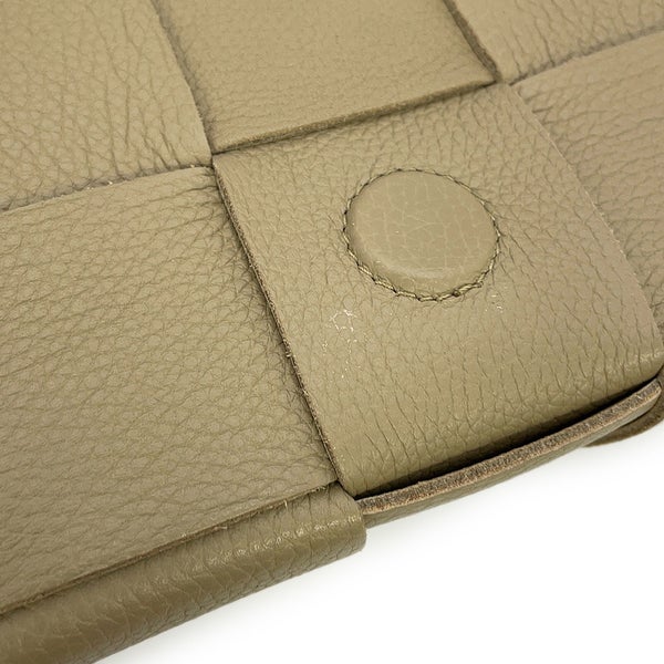 ボッテガヴェネタ ショルダーバッグ イントレチャート カセット レザー 666870 BOTTEGA VENETA