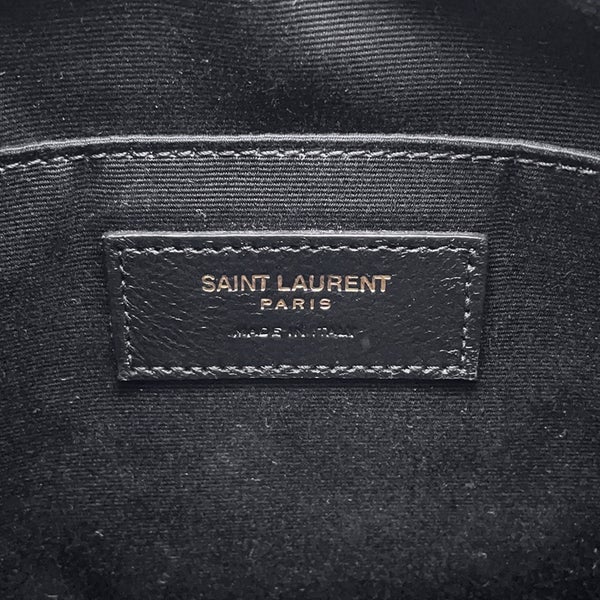 サンローランパリ ショルダーバッグ ルー カメラバッグ ツイード 612544 SAINT LAURENT PARIS バッグ タッセル付き 黒