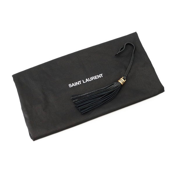 サンローランパリ ショルダーバッグ ルー カメラバッグ ツイード 612544 SAINT LAURENT PARIS バッグ タッセル付き 黒