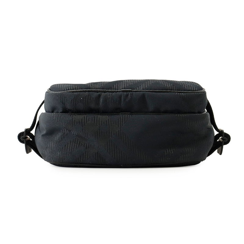 バーバリー ショルダーバッグ ナイロン レザー 8085380 BURBERRY クロスボディバッグ 黒