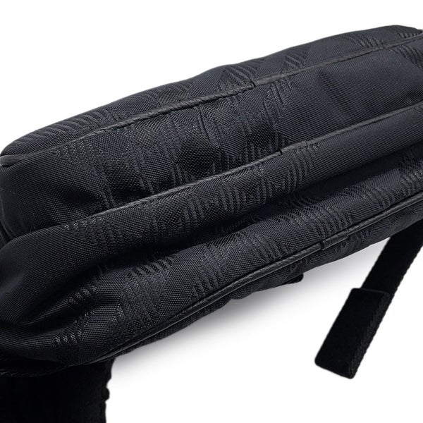 バーバリー ショルダーバッグ ナイロン レザー 8085380 BURBERRY クロスボディバッグ 黒