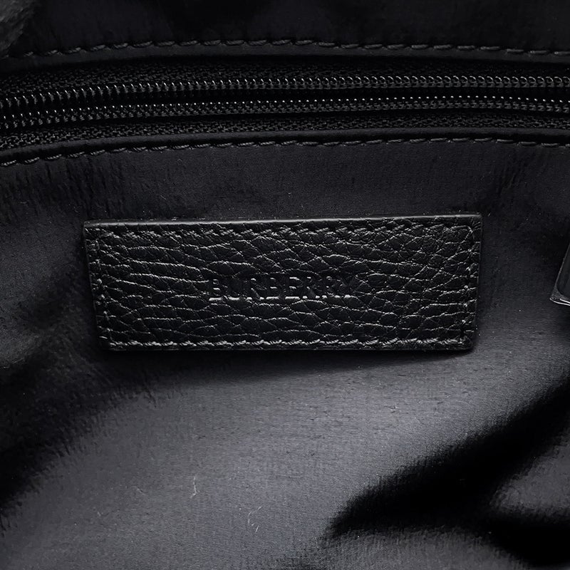 バーバリー ショルダーバッグ ナイロン レザー 8085380 BURBERRY クロスボディバッグ 黒