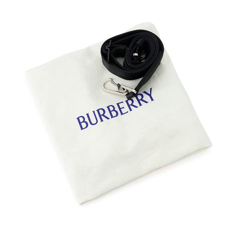 バーバリー ショルダーバッグ ナイロン レザー 8085380 BURBERRY クロスボディバッグ 黒