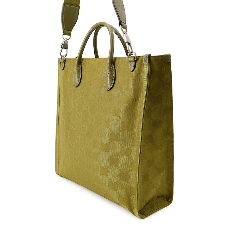 グッチ トートバッグ オフザグリッド ナイロン レザー 696043 GUCCI ２wayショルダー