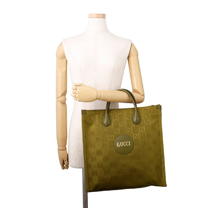 グッチ トートバッグ オフザグリッド ナイロン レザー 696043 GUCCI ２wayショルダー