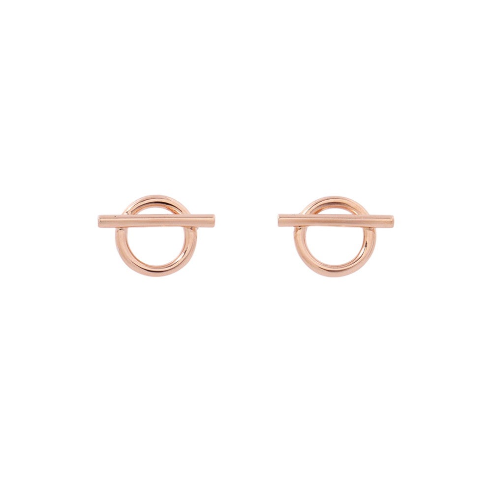HERMES ピアス　エシャペ エルメス ピアス エシャペ PM スモールモデル K18PGピンクゴールド
