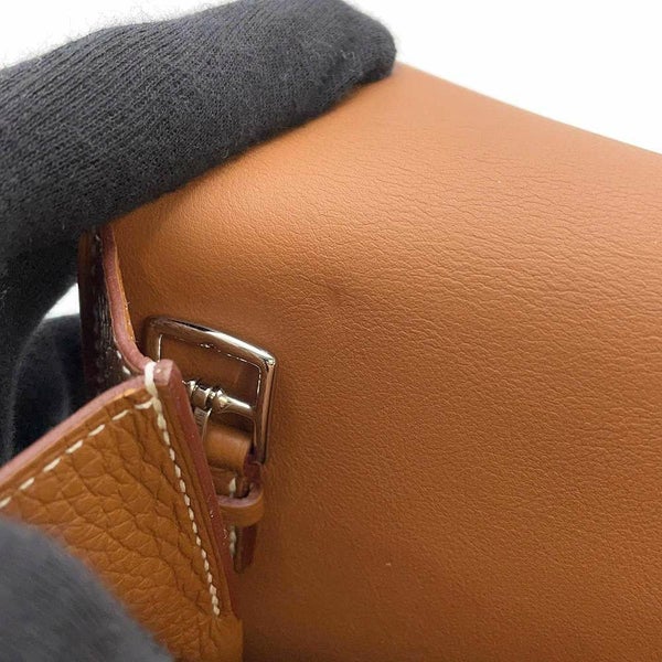 エルメス ハンドバッグ アルザン25 ゴールド/シルバー金具 トリヨンクレマンス U刻印 2way