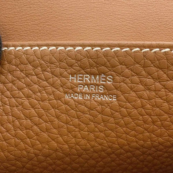 エルメス ハンドバッグ アルザン25 ゴールド/シルバー金具 トリヨンクレマンス U刻印 2way