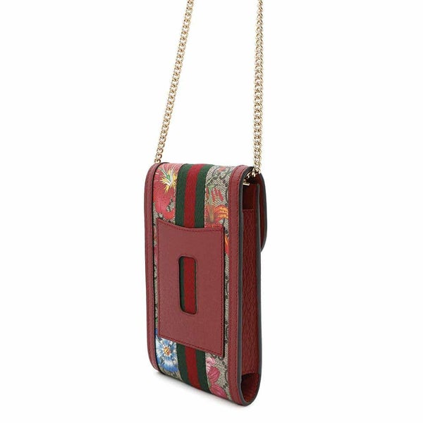 グッチ チェーンフォンケース GGフローラ レザー 598665 GUCCI ポシェット