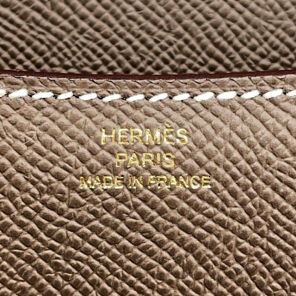 エルメス ショルダーバッグ ミニ コンスタンス3 ミロワール エトゥープ/ゴールド金具 エプソン W刻印 HERMES Constance