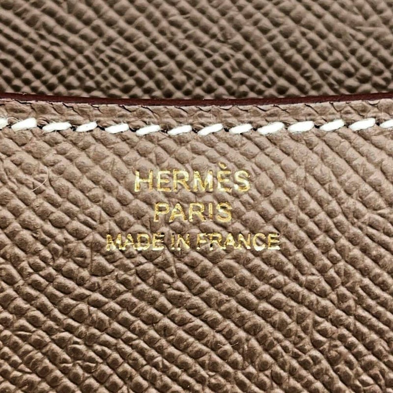 エルメス ショルダーバッグ ミニ コンスタンス3 ミロワール エトゥープ/ゴールド金具 エプソン W刻印 HERMES Constance