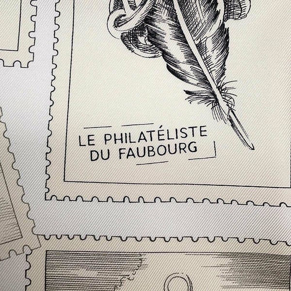 エルメス スカーフ カレ90 フォーブルの切手愛好家Le Philateliste du Faubourg HERMES 2025春夏