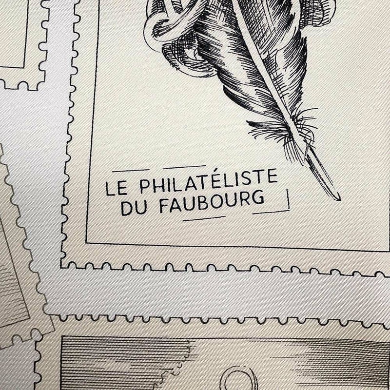エルメス スカーフ カレ90 フォーブルの切手愛好家Le Philateliste du Faubourg HERMES 2025春夏