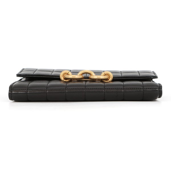 サンローランパリ チェーンウォレット LE MAILLON WALLET ラムスキン 738109 SAINT LAURENT PARIS 財布 黒