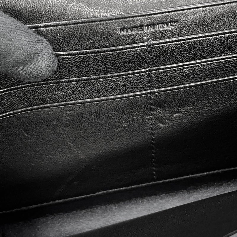サンローランパリ チェーンウォレット LE MAILLON WALLET ラムスキン 738109 SAINT LAURENT PARIS 財布 黒