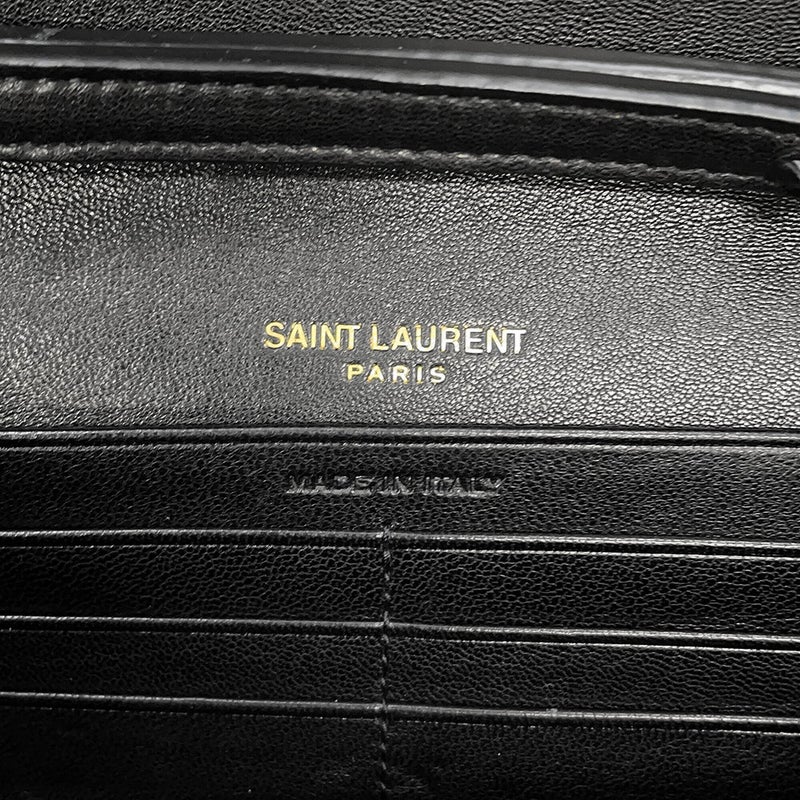 サンローランパリ チェーンウォレット LE MAILLON WALLET ラムスキン 738109 SAINT LAURENT PARIS 財布 黒