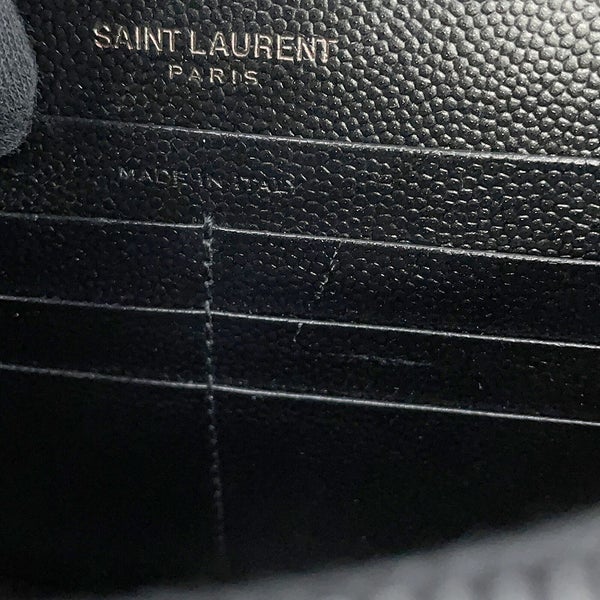 サンローランパリ チェーンウォレット カサンドラ レザー 695108 SAINT LAURENT PARIS 財布 黒