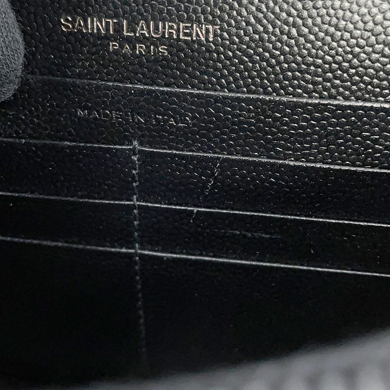 サンローランパリ チェーンウォレット カサンドラ レザー 695108 SAINT LAURENT PARIS 財布 黒