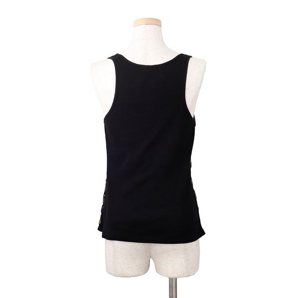 シャネル タンクトップ エジプトコレクション レディースサイズ38 P61889 CHANEL トップス 黒