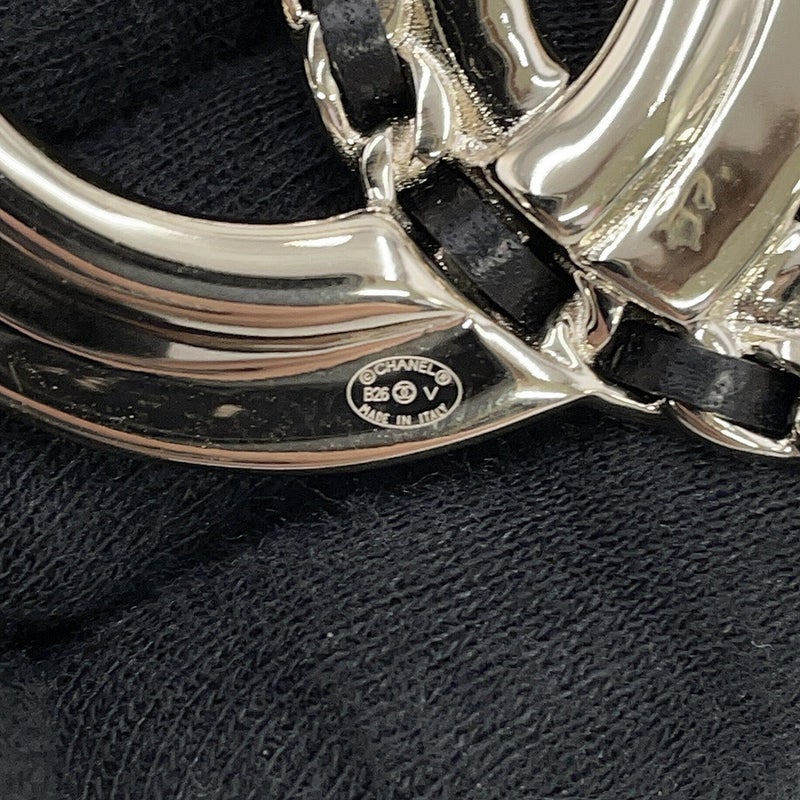 シャネル ブローチ ココマーク ラムスキン フェイクパール ラインストーン B26V AB8609 CHANEL アクセサリー