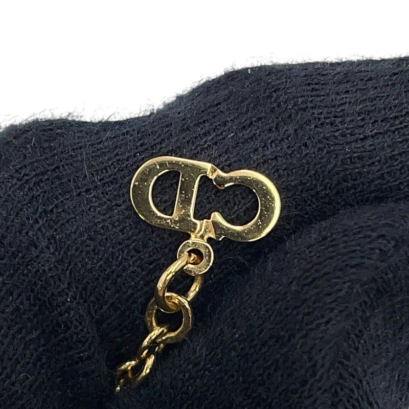 クリスチャン・ディオール ネックレス ロゴ ハート メタル ラインストーン Christian Dior