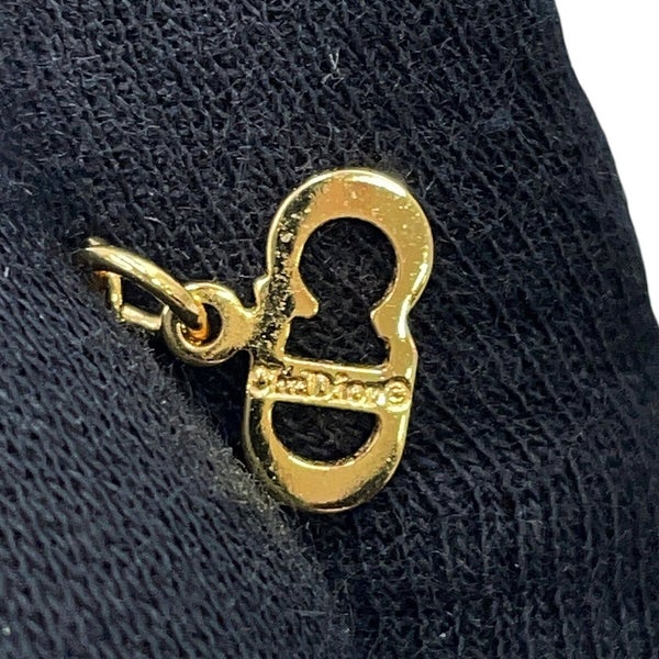 クリスチャン・ディオール ネックレス ロゴ ハート メタル ラインストーン Christian Dior