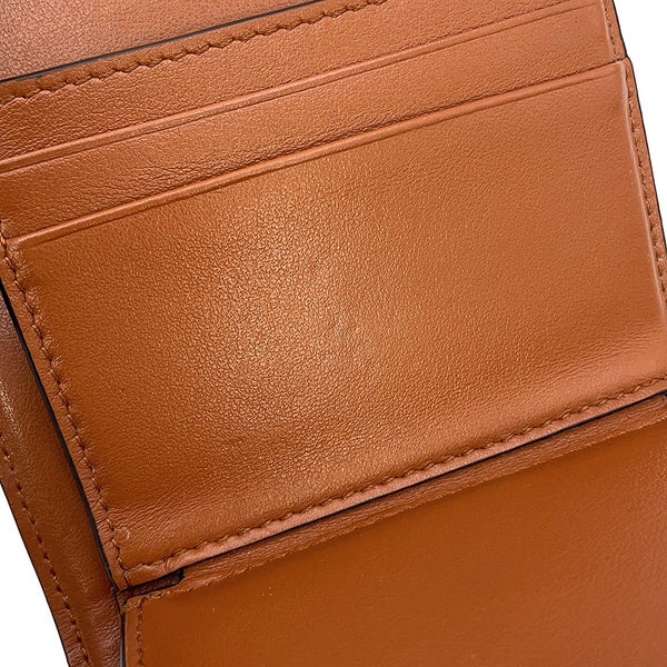 セリーヌ 三つ折り財布 トリオンフ コンパクトウォレット カーフレザー キャンバス 10D782 CELINE