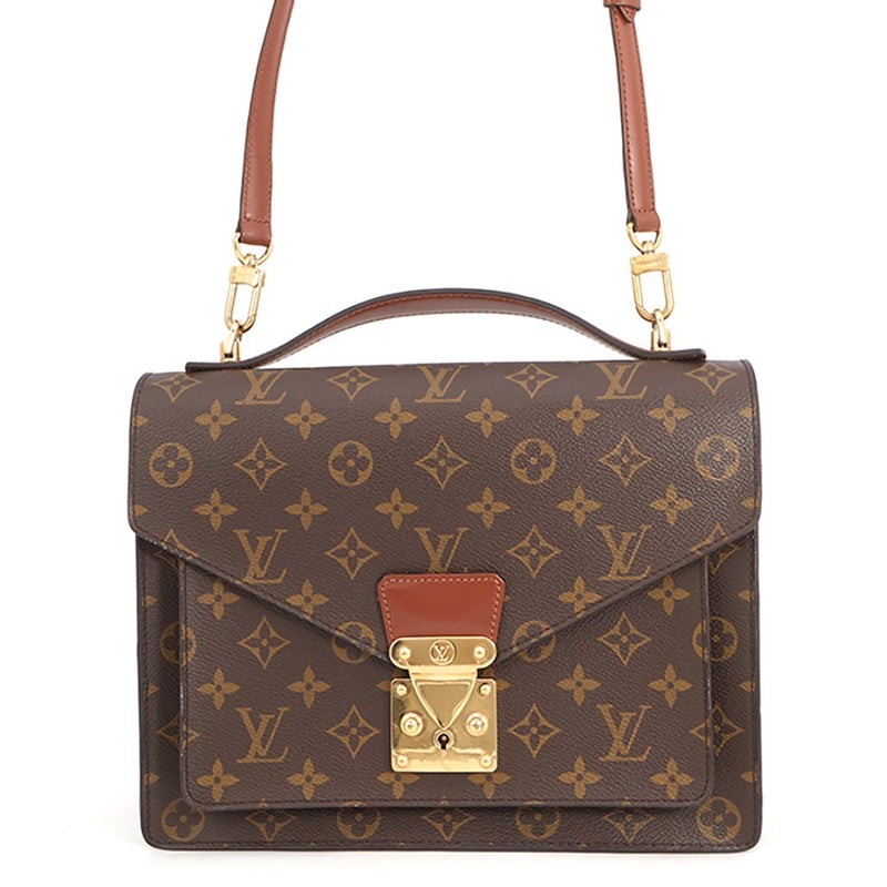 ルイヴィトン ハンドバッグ モノグラム モンソー M51185 LOUIS VUITTON ヴィトン バッグ 2wayショルダーバッグ