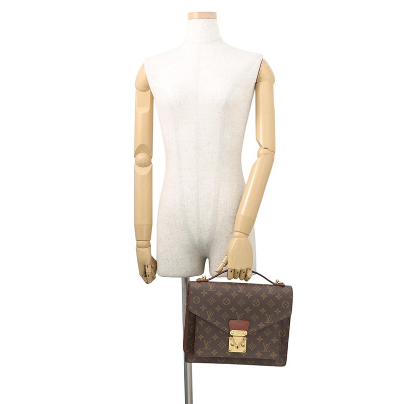 ルイヴィトン ハンドバッグ モノグラム モンソー M51185 LOUIS VUITTON ヴィトン バッグ 2wayショルダーバッグ