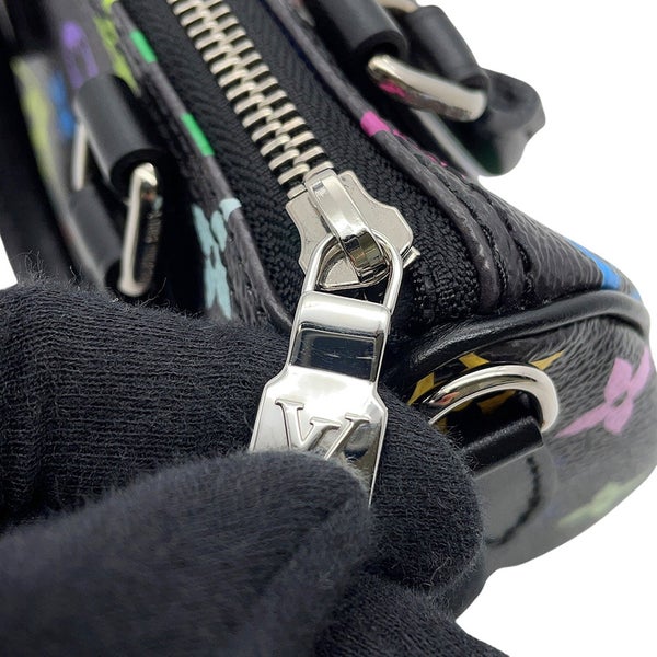 ルイヴィトン ハンドバッグ モノグラム・マルチカラー LV X TM ナノ・スピーディ M13406 ヴィトン 2way 村上隆 黒 ブラック