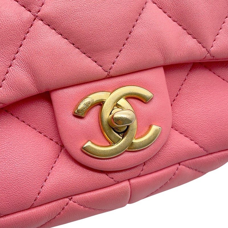 シャネル チェーンショルダーバッグ マトラッセ ココマーク レザー AS3214 CHANEL バッグ