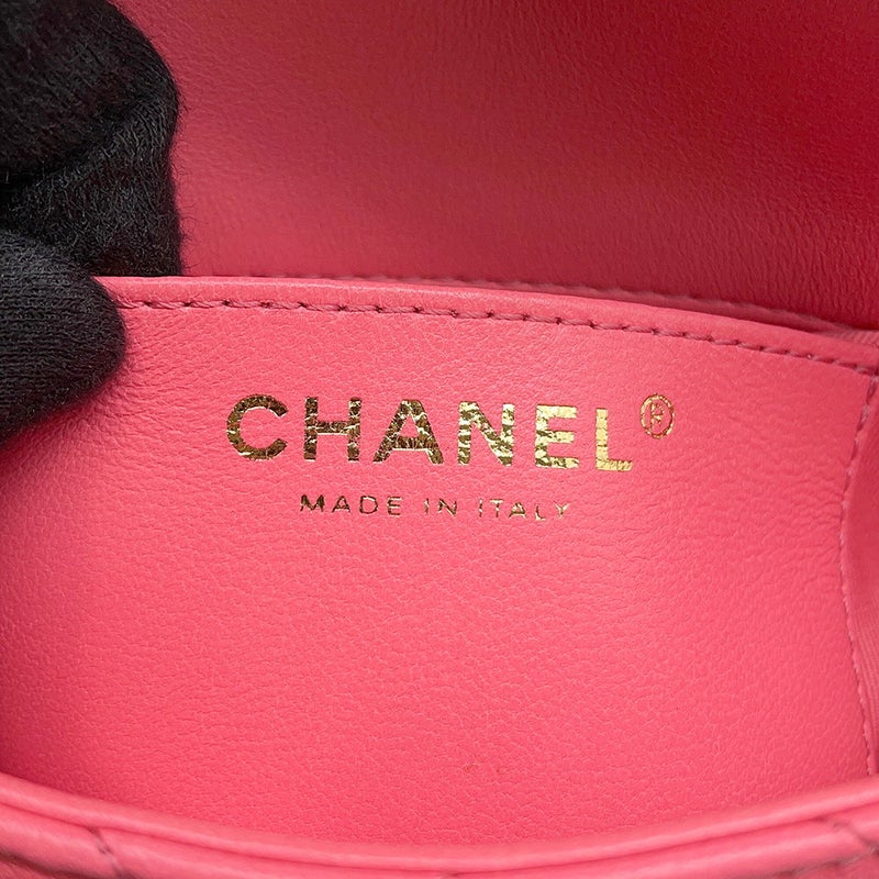シャネル チェーンショルダーバッグ マトラッセ ココマーク レザー AS3214 CHANEL バッグ
