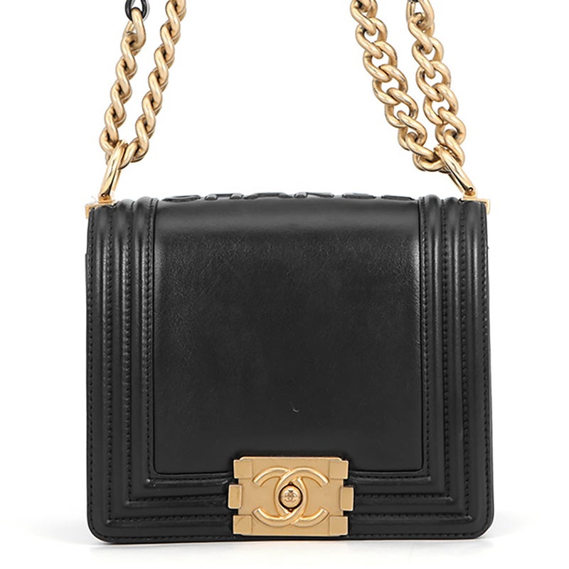 シャネル チェーンショルダーバッグ ボーイシャネル AS3018 CHANEL ミニバッグ 黒