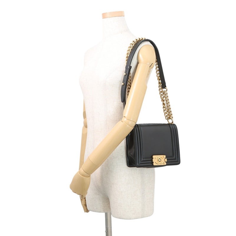 シャネル チェーンショルダーバッグ ボーイシャネル AS3018 CHANEL ミニバッグ 黒
