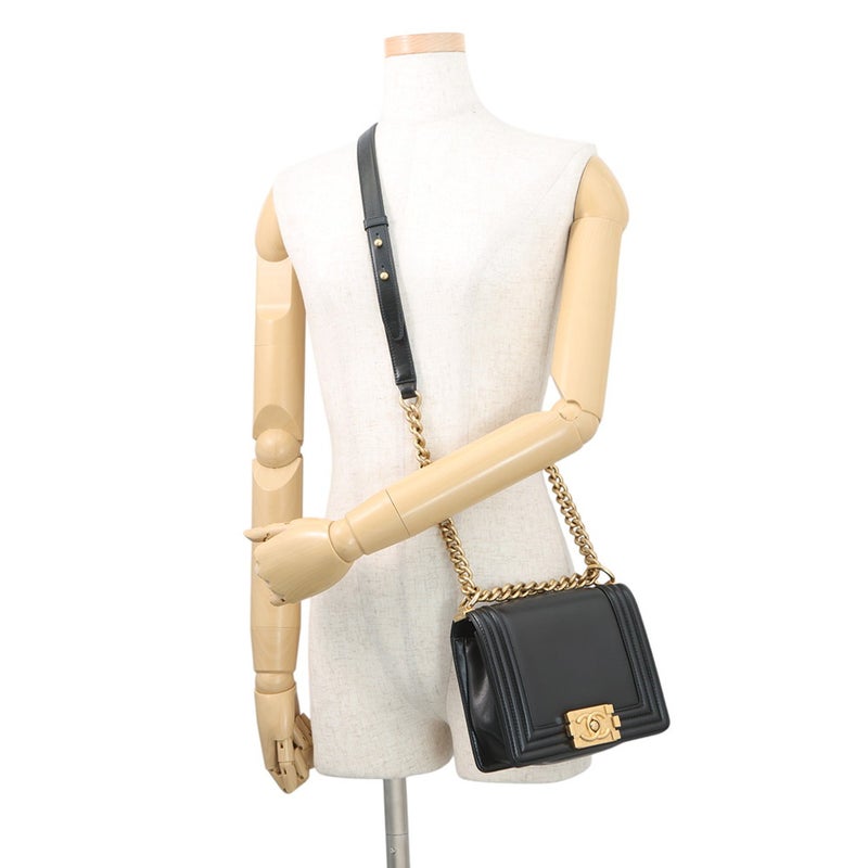 シャネル チェーンショルダーバッグ ボーイシャネル AS3018 CHANEL ミニバッグ 黒