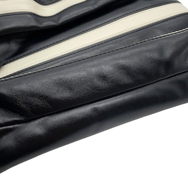シャネル ハンドバッグ CHANEL22 ミニ ココマーク シャイニーカーフスキン AS3980 CHANEL 2wayショルダーバッグ 黒 白