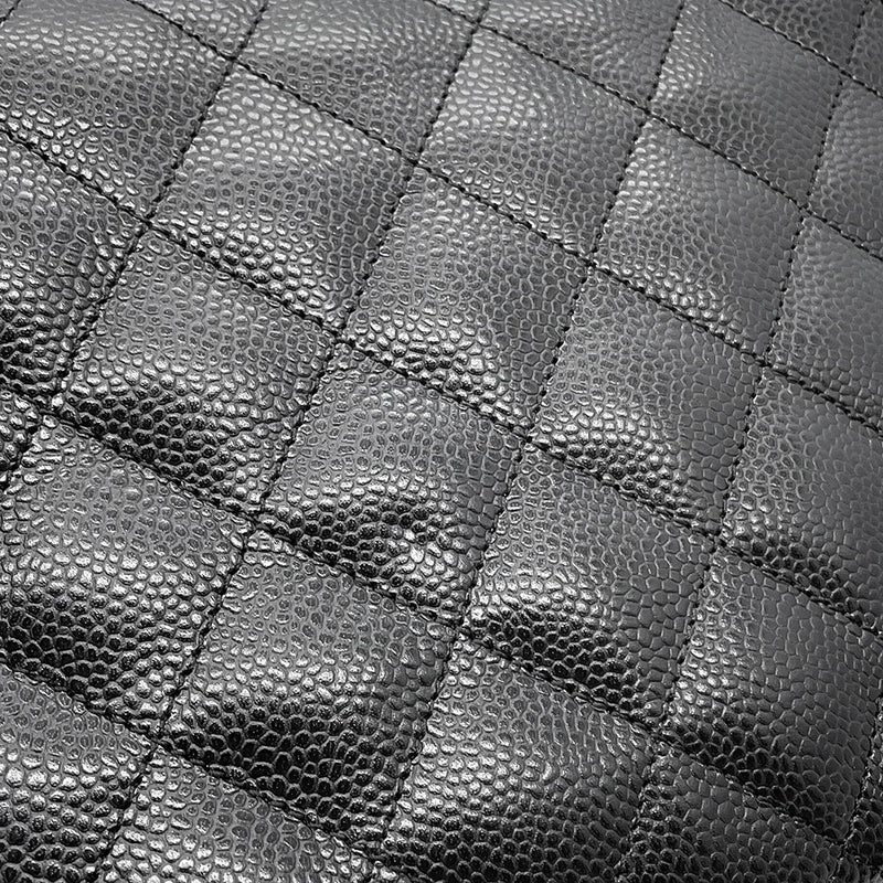 シャネル チェーンショルダーバッグ マトラッセ25 ココマーク ダイアナ キャビアスキン A01165 CHANEL 黒
